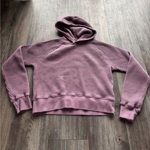 The Northface Waffle Crop Hoodie